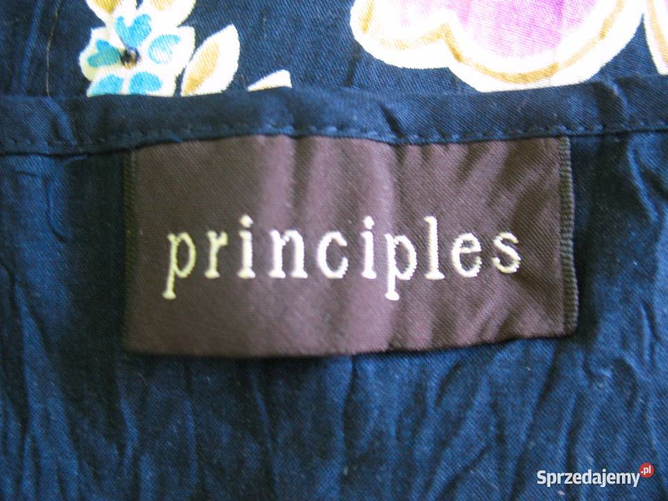 Bluzka w kwiaty 40 L biust 90 Siedlce sprzedam