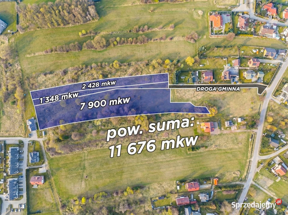 Grunt MWU Krakowa 117 ha inwestycyjna Czarnochowice