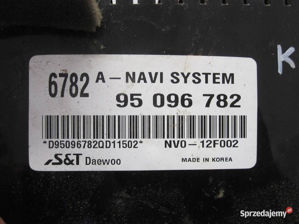 CHEVROLET CAPTIVA I LIFT 12r radio nawigacja