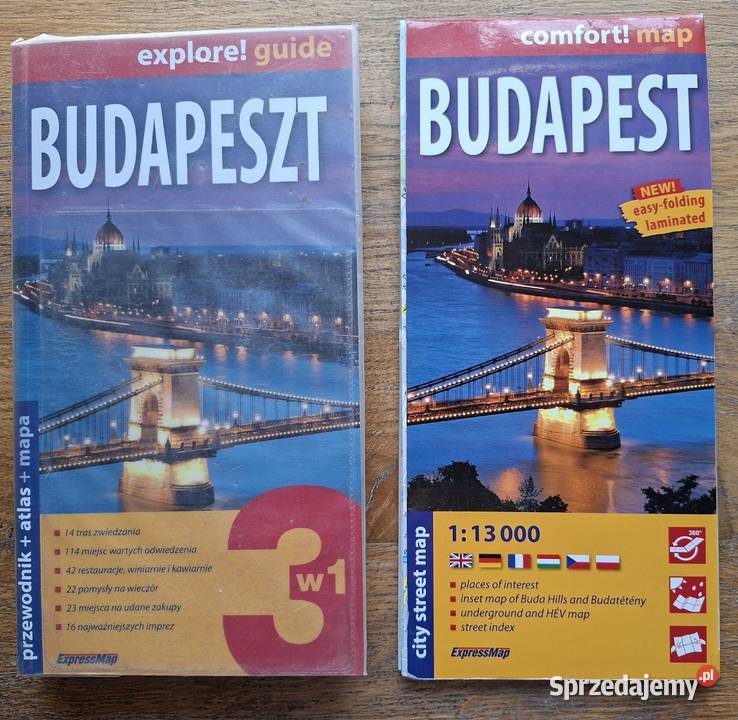 Budapeszt 3 w 1 exploreguide przewodnik atlas Kraków sprzedam