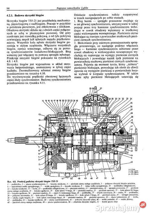 Instrukcja napraw Lublin 1 silnik 4c90 4ct901 miękka Pozostałe podkarpackie sprzedam