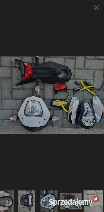 KTM 125 200 390 690 duke lampa przód tył Oświetlenie wielkopolskie Nowy Tomyśl