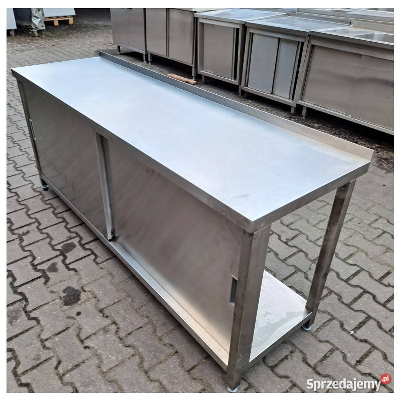 STÓŁ GASTRO Z SZAFKĄ DRZWI SUWANE 2006085 M486 wielkopolskie Nowe Skalmierzyce