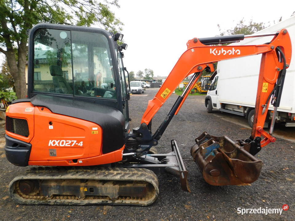 Mini koparka Kubota Kx0274 waga 27 3 Kraków sprzedam