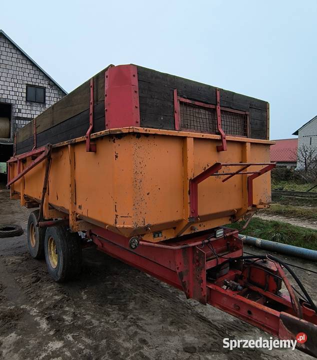 Sprzedam przyczepa skorupowa Miedema 8t Skorupa Łomża
