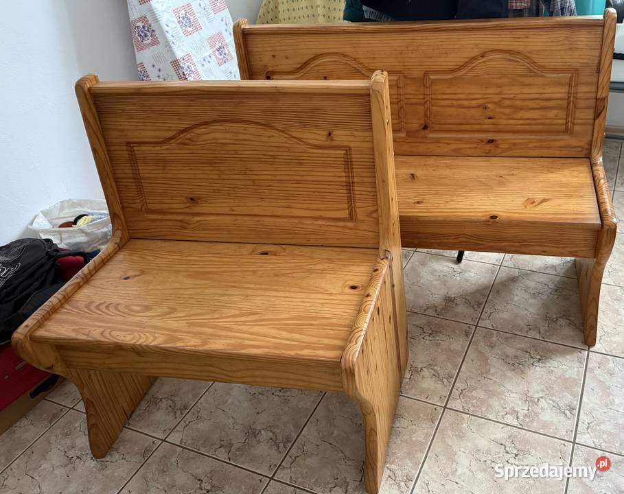 2 Lawy drewniane z podnoszonym siedziskiem 620 Lublin