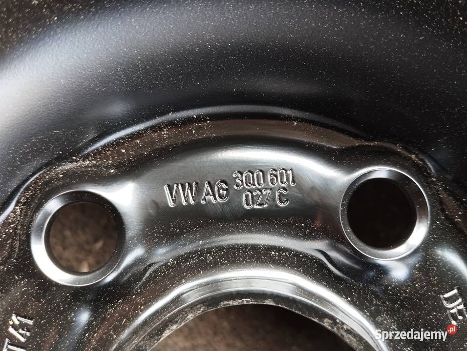 Felga Vw 16 5x112 65J ET41 571mm 3Q0601027C nowa Średnica 16" Kamieniec