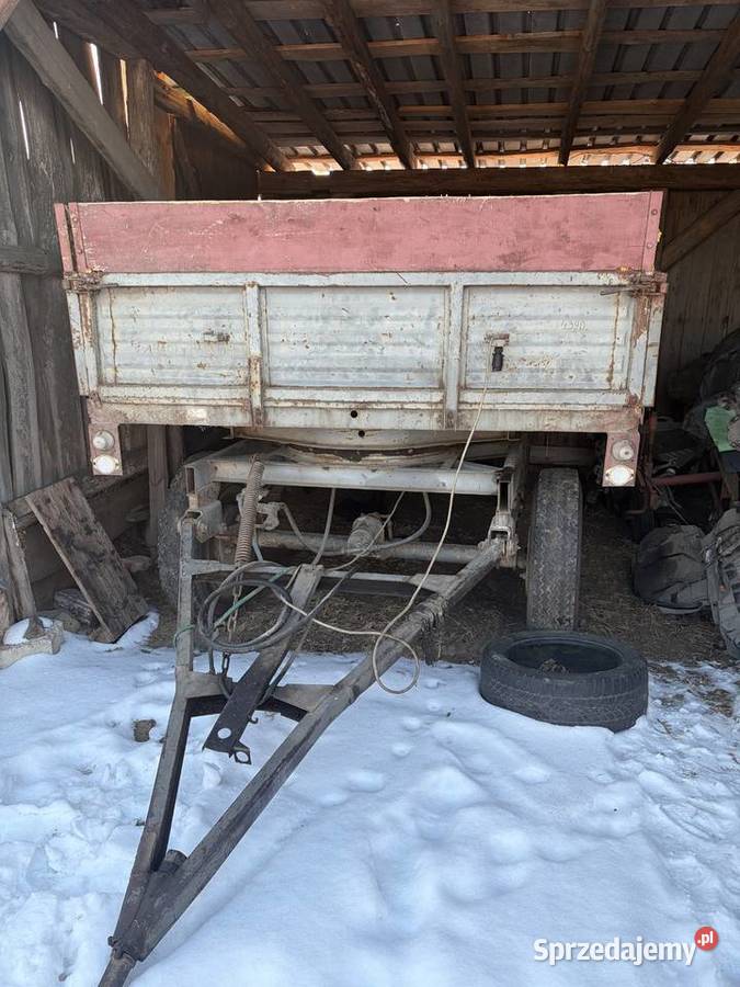 Przyczepa d47 wywrotka zarejestrowana lubelskie Łuków