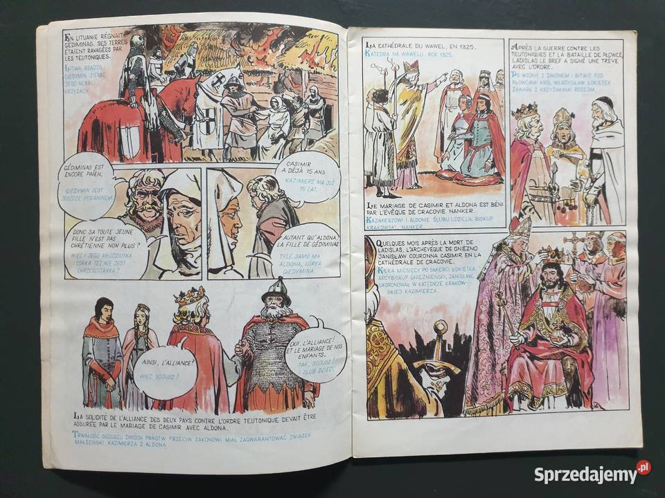 Kazimierz Wielki Casimir le Grand komiks pomorskie Gdynia sprzedam