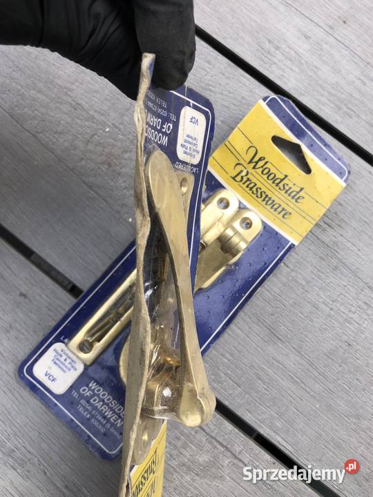 Klamki ograniczniki bez dziury mosiężne Metalowe Poznań