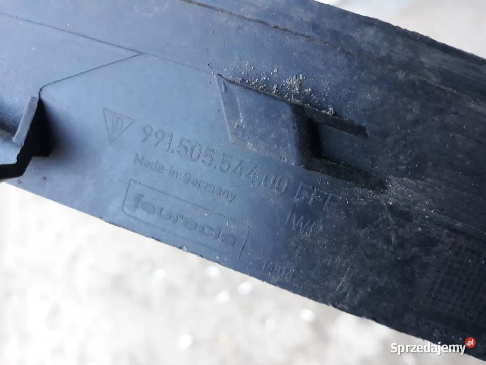 PORSCHE 991 TURBO LISTWA PRAWA ZDERZAKA PRZÓD listwy na zderzak