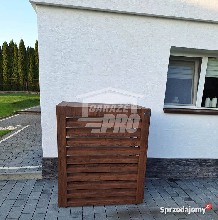 Osłona pompy ciepła 80x40x120 ciemny orzech Leszno sprzedam