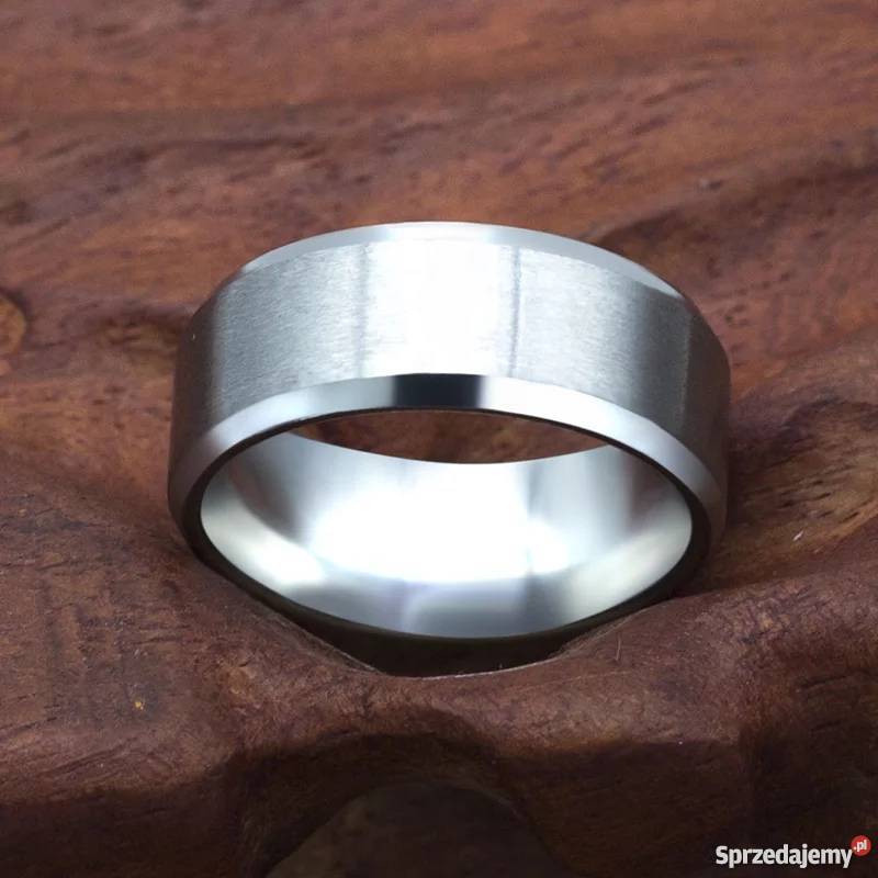 Obrączka że stali chirurgicznej 316L 3 kolory Starachowice