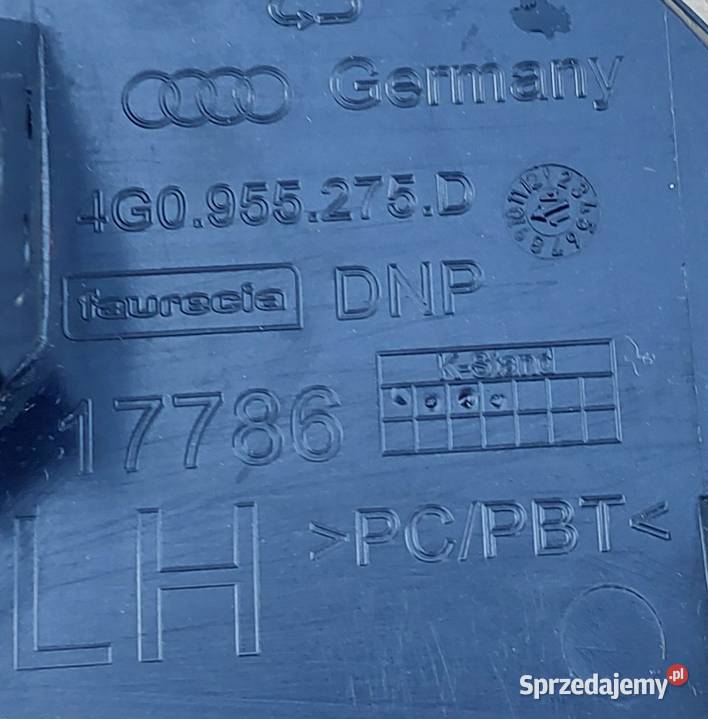ZAŚLEPKA SPRYSKIWACZA LEWA AUDI A6 C7 4G0955275D Mielęcin