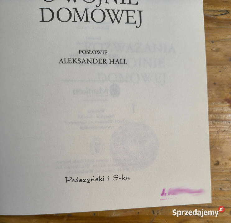 Rozważania o wojnie domowej Paweł Jasienica Sosnowiec
