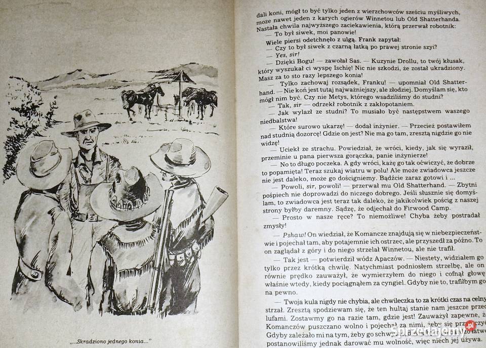 Czarny Mustang góry i prerie Karol May Cz123 Chełm