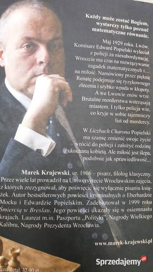 Liczby Charona Krajewski książki antykwariat Warszawa