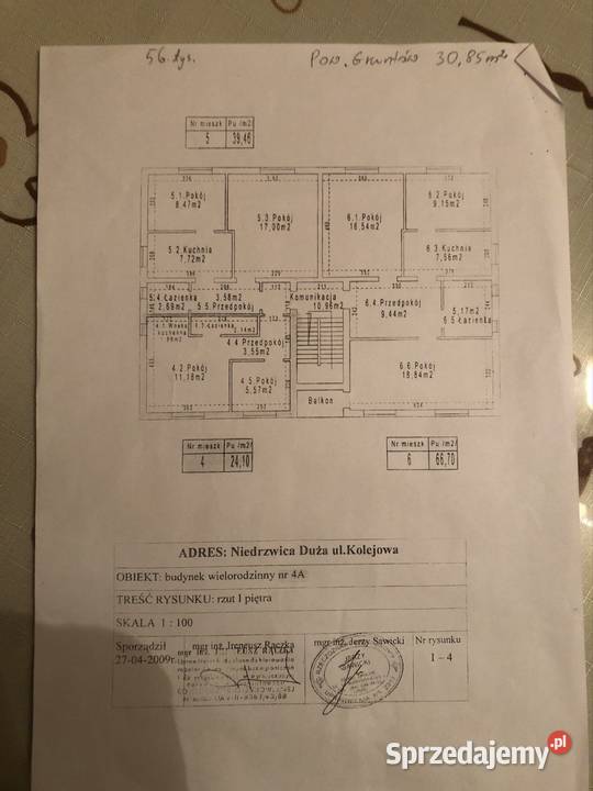 Bez czynszowe mieszkanie Niedrzwica Duża