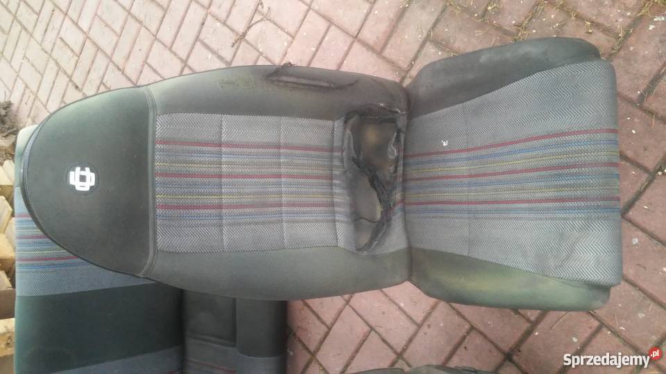 inter groclin komplet 2 fotele i kanapa fiat 126 osobowe Wyposażenie wnętrza Łódź