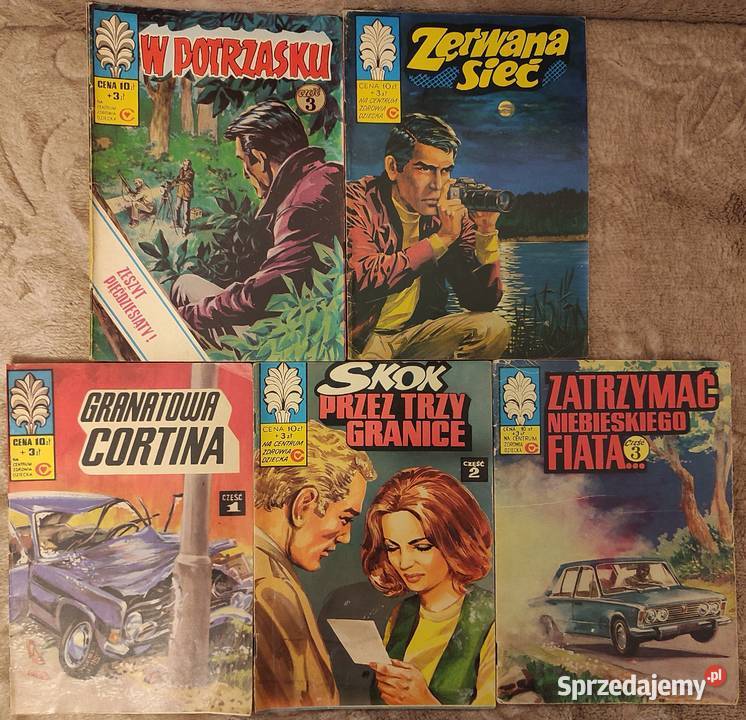 Komiksy z serii Kapitan Żbik wydania I