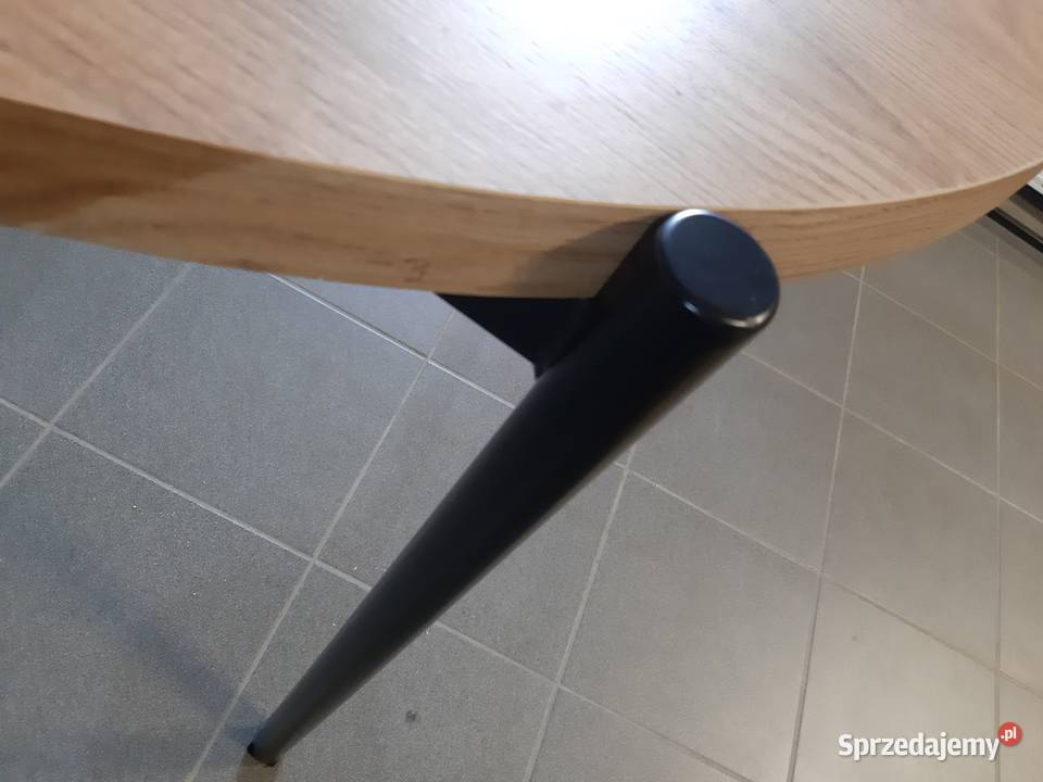 Stół industrialny okrągły rozkładany 100cm Grzybno