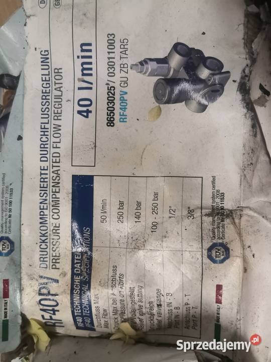 Rozdzielacz przepływu oleju 12 cala lubuskie Nowa Sól