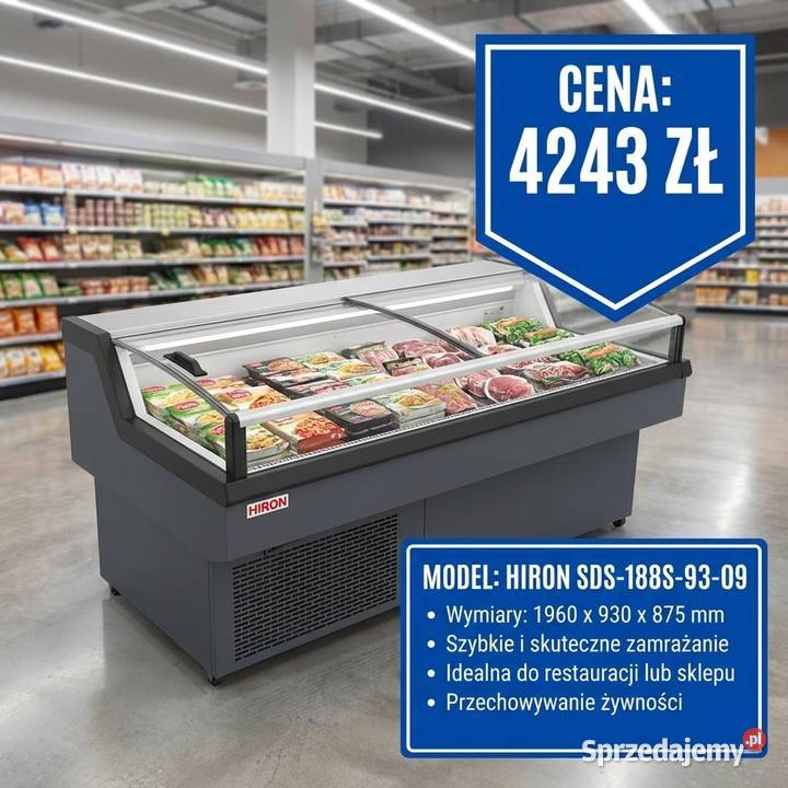 Lodówkozamrażarka Hiron SDS188S9309 wolnostojące Wrocław