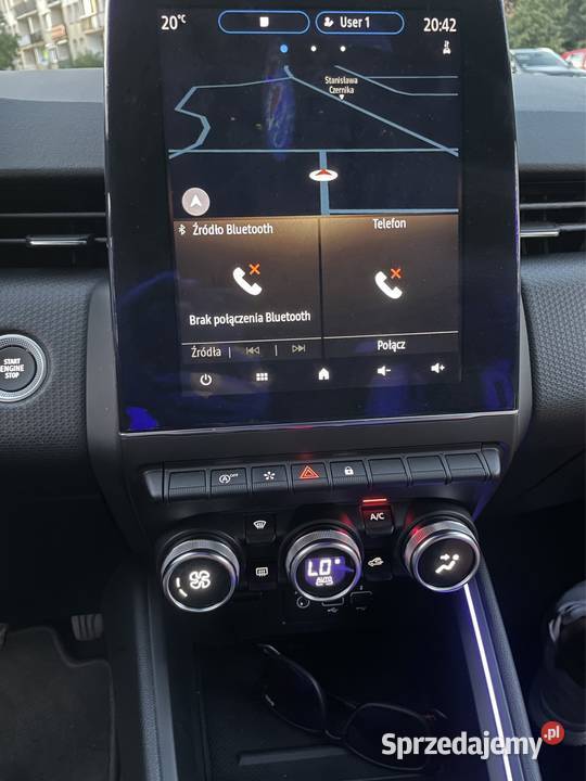 Renault clio v blue cladon 100 radar camera asystent parkowania łódzkie Łódź sprzedam