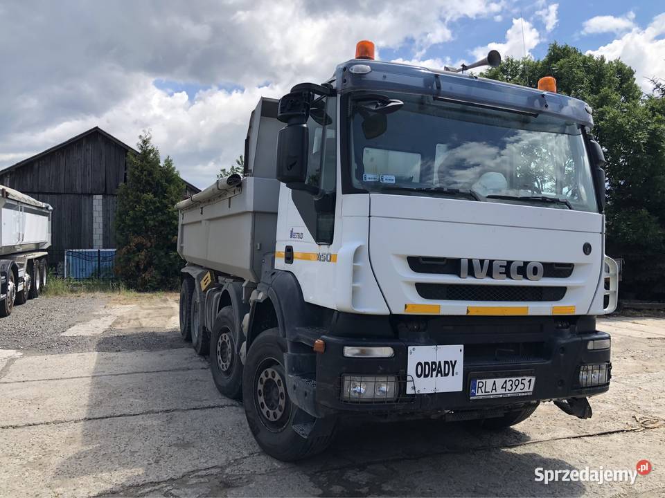 Iveco trakker wywrotka biały Samochody ciężarowe