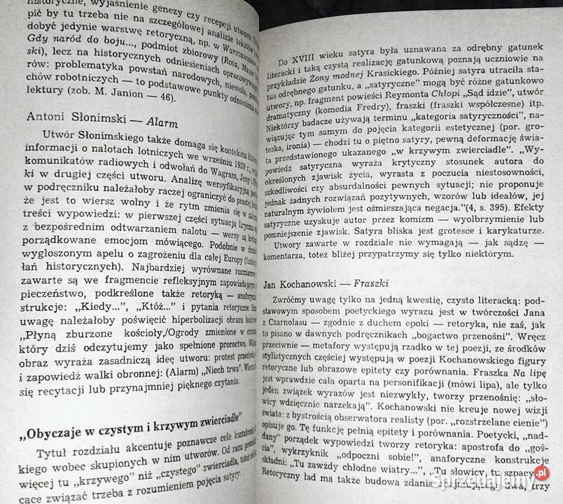 Kształcenie literackie w klasie 7 Przewodnik Chełm sprzedam