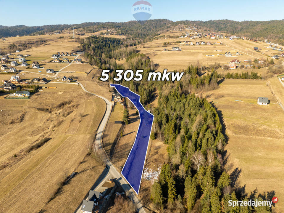 Szlembark działka budowlanoleśna 5305m2