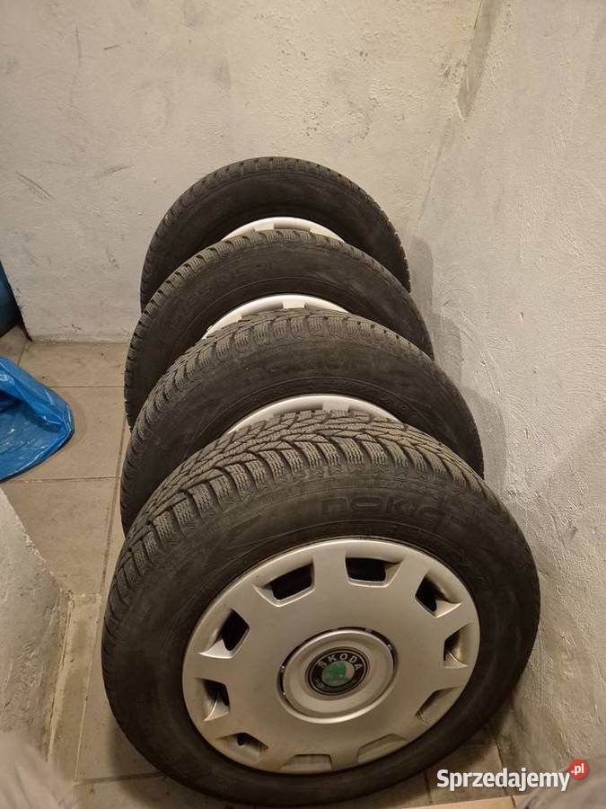 4x koła opony felgi Nokian 19565 R15 skoda Legionowo