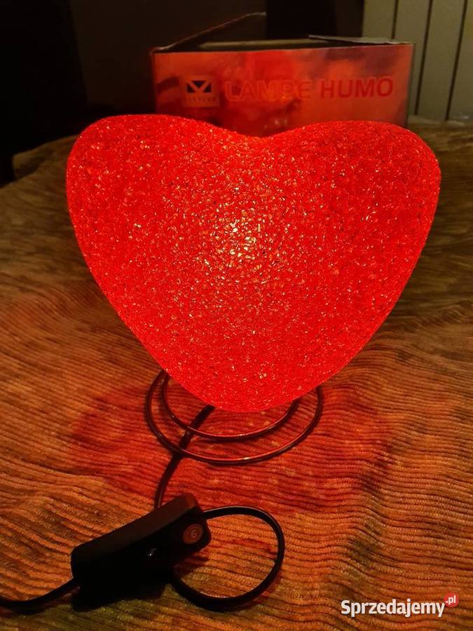Lampka biurkowa w kształcie serca wielkopolskie Poznań sprzedam