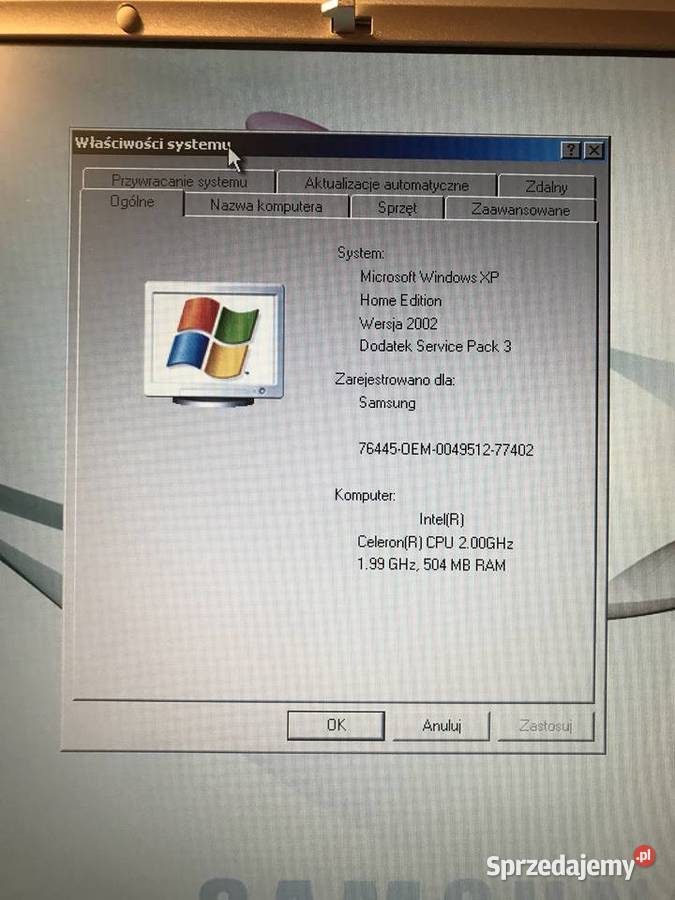 Laptop SAMSUNG V25 Samsung Radom