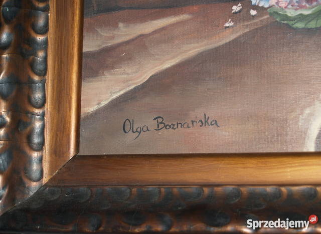 Stary obraz sygnowany Olga Boznańska Malarstwo Tarnów sprzedam