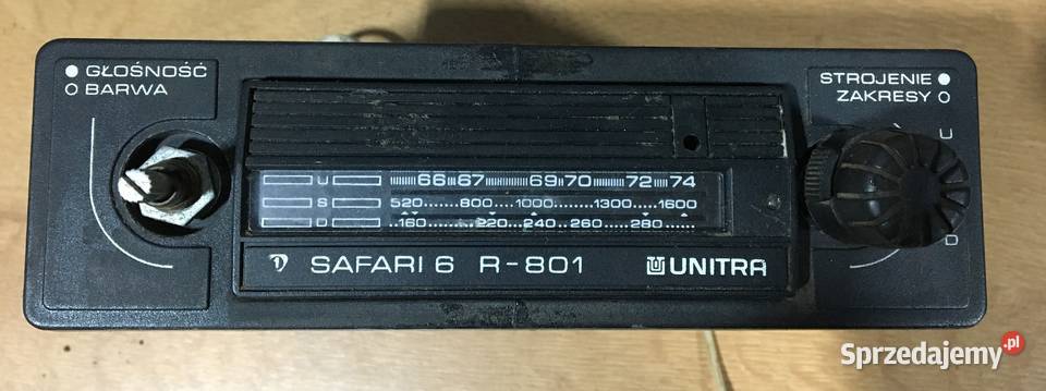Radio Safari 6 R801 Unitra małopolskie Przybysławice