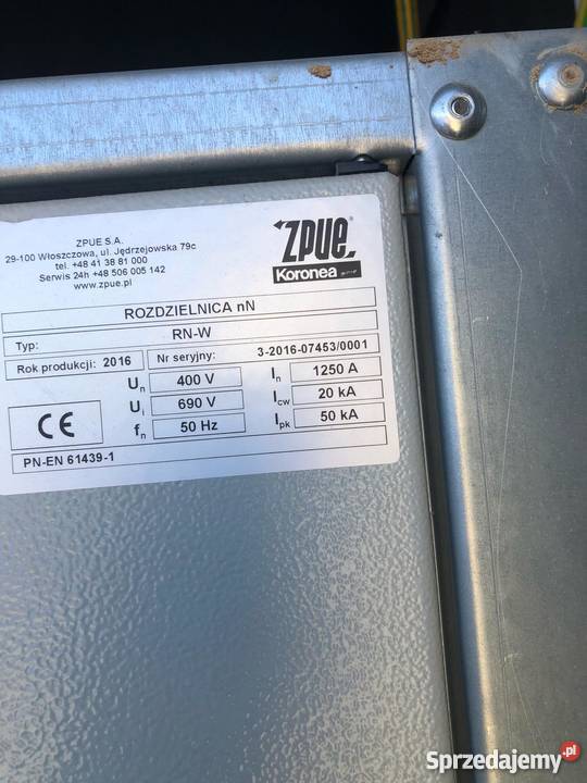 Stacja TRAFO transformatorowa mobilna SN 15kV Nn wielkopolskie