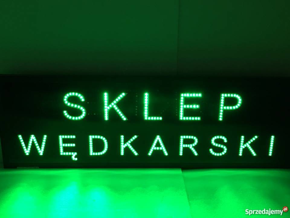 Sklep wędkarski diodowa reklama 230V 120x40 Pomiechówek