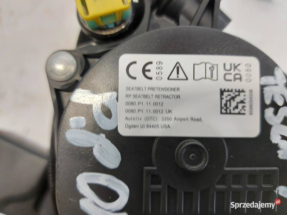 TESLA MODEL Y 2024r PAS BEZPIECZEŃSTWA PRAWY