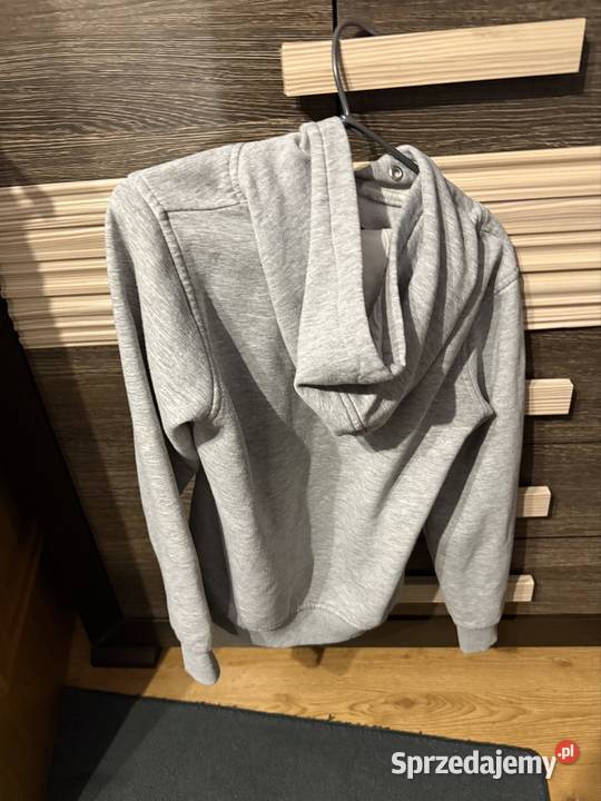 Bluza z Kapturem Converse Szara Meska Unisex Kłobuck