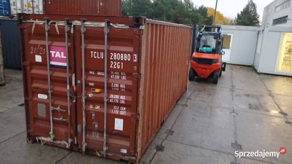 Kontener magazynowy morski 20 DV 6 metrowy Węgrów
