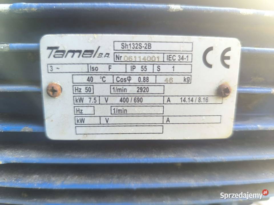 Przenośnik pneumatyczny dmuchawa do zboża 75kW Jeżówka