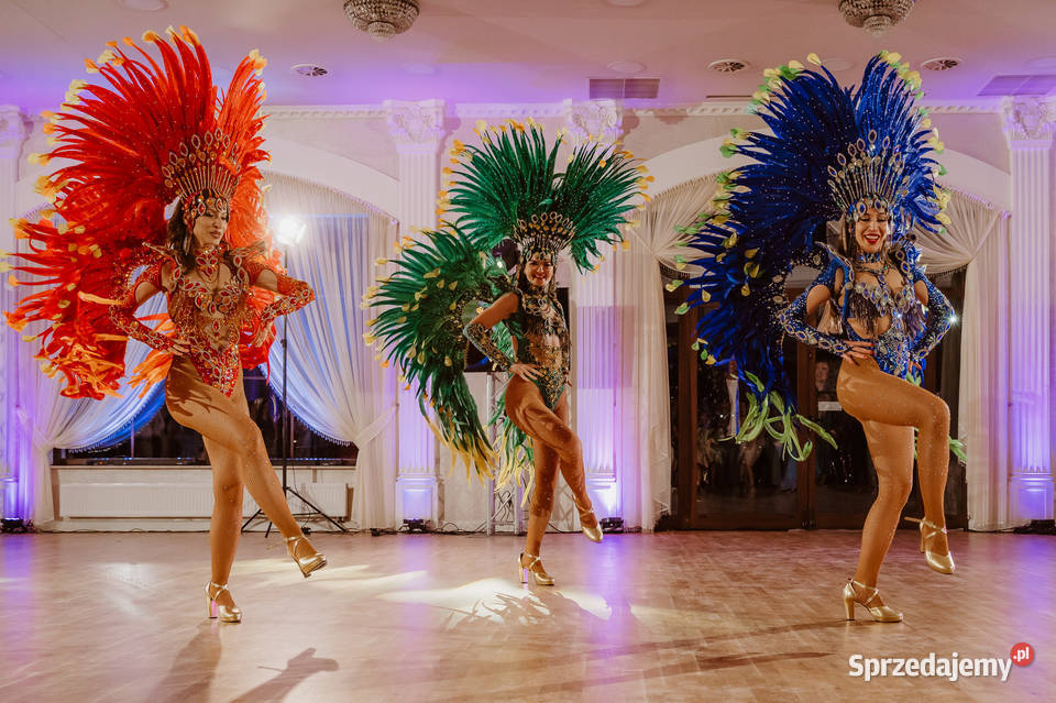 Pokaz tańca na urodziny pokaz samby tancerki