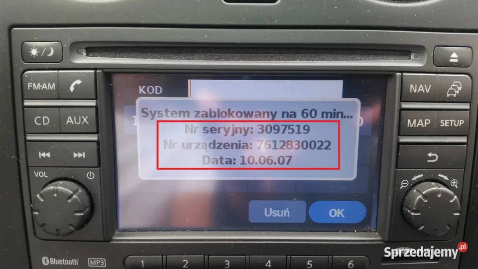Polskie menu lektor Nissan Qashqai Juke Mapa Olsztyn sprzedam