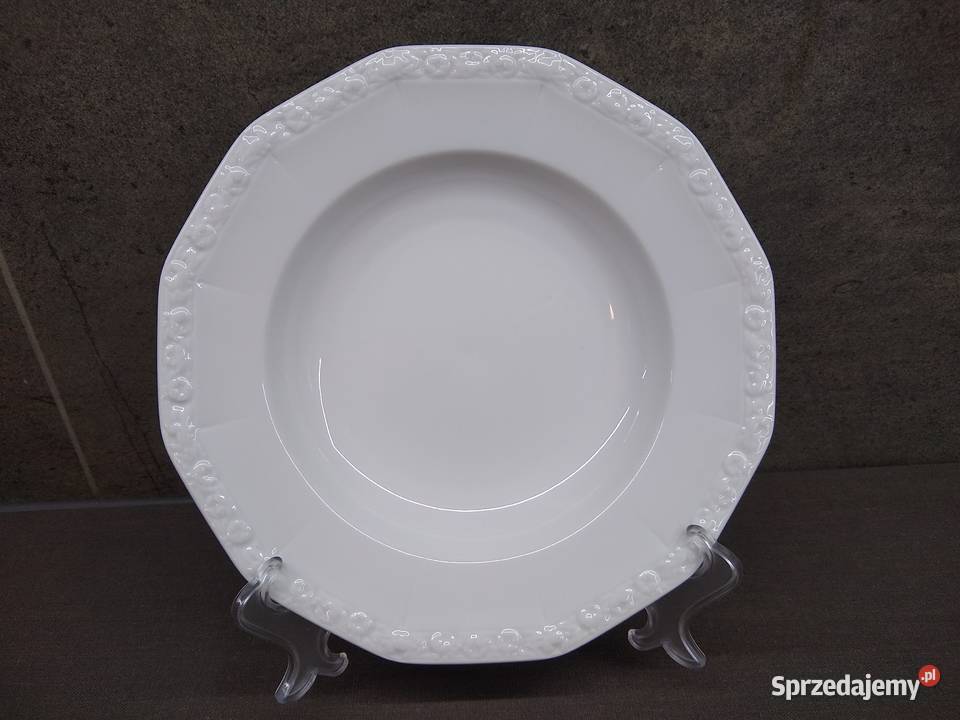 Rosenthal Biała Maria talerz głęboki Antyki, Sztuka, Kolekcje wielkopolskie Kalisz