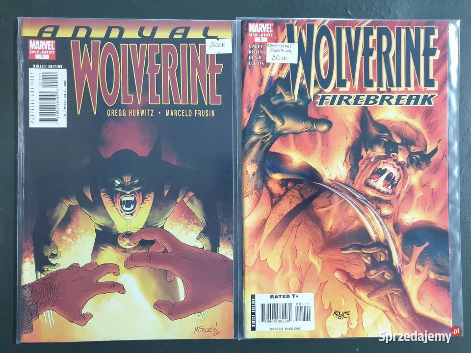 Wolverine zestaw 13 oryginalnych komiksów Marvel Kultura i Rozrywka pomorskie Gdynia