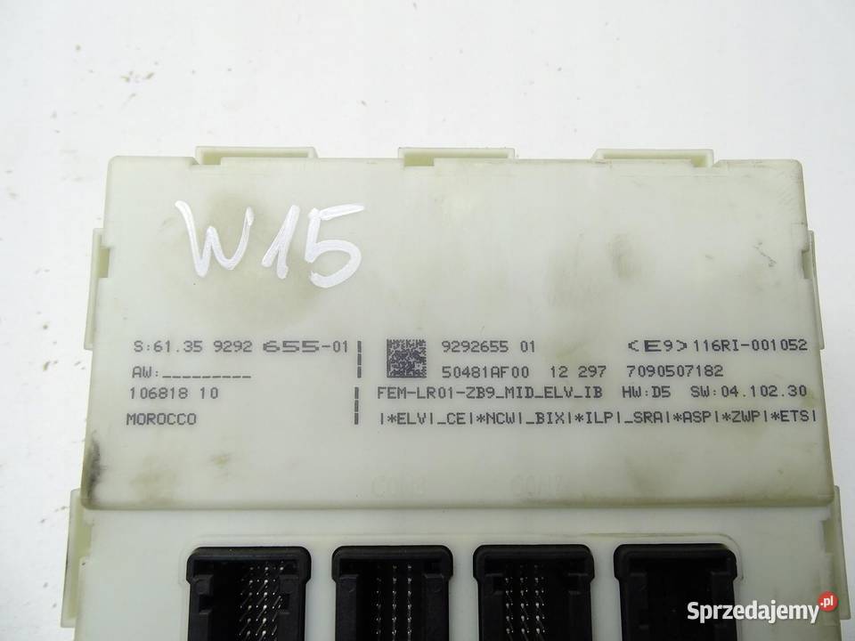 STEROWNIK MODUŁ FEM 9292655 BMW F20 F21 F30 F31 sprzedam