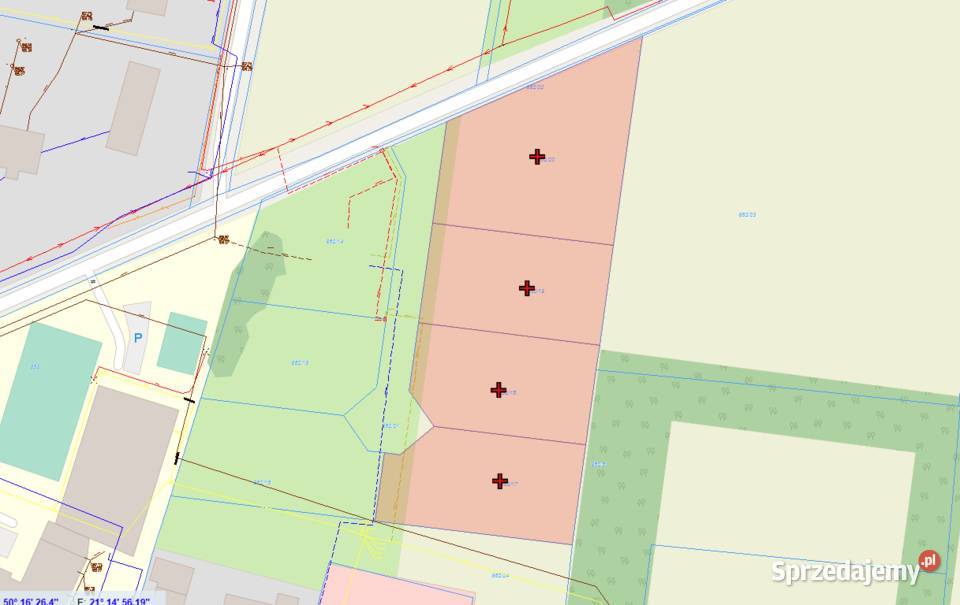 Działka budowlana Wadowice Dolne Wadowice Górne