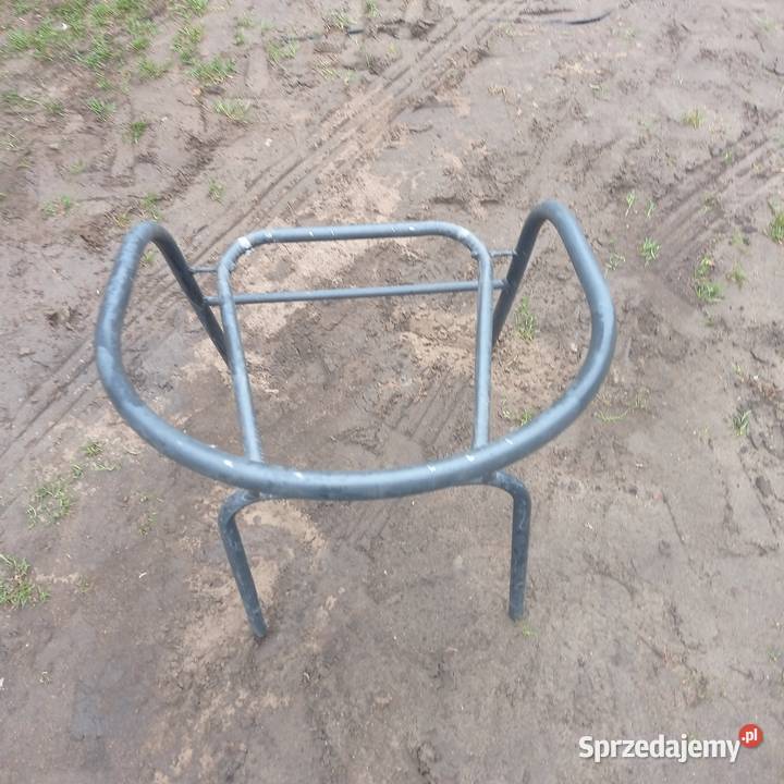 Krzesło Metalowe Stelaż 5 Sztuk Kamień Pomorski