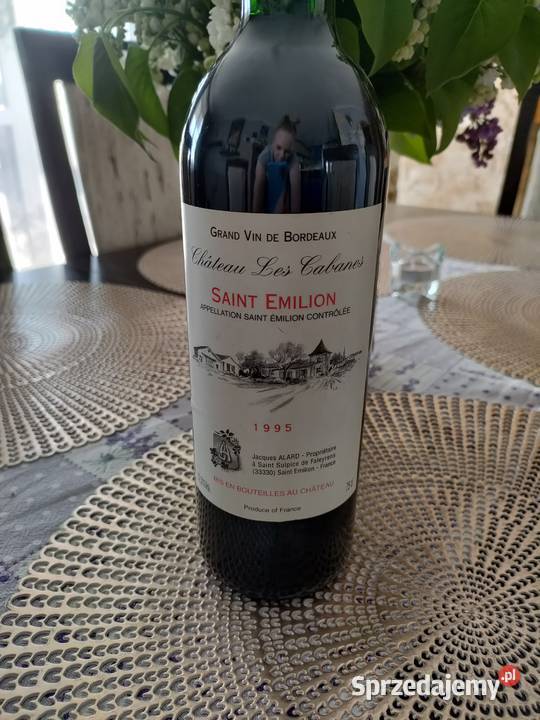 Wino czerwone Chateu Les Cabanes Saint Emilion sprzedam